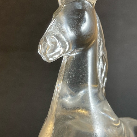 Crystal D’Arques Horse Figurine Clear Glass - Picture 12 of 14
